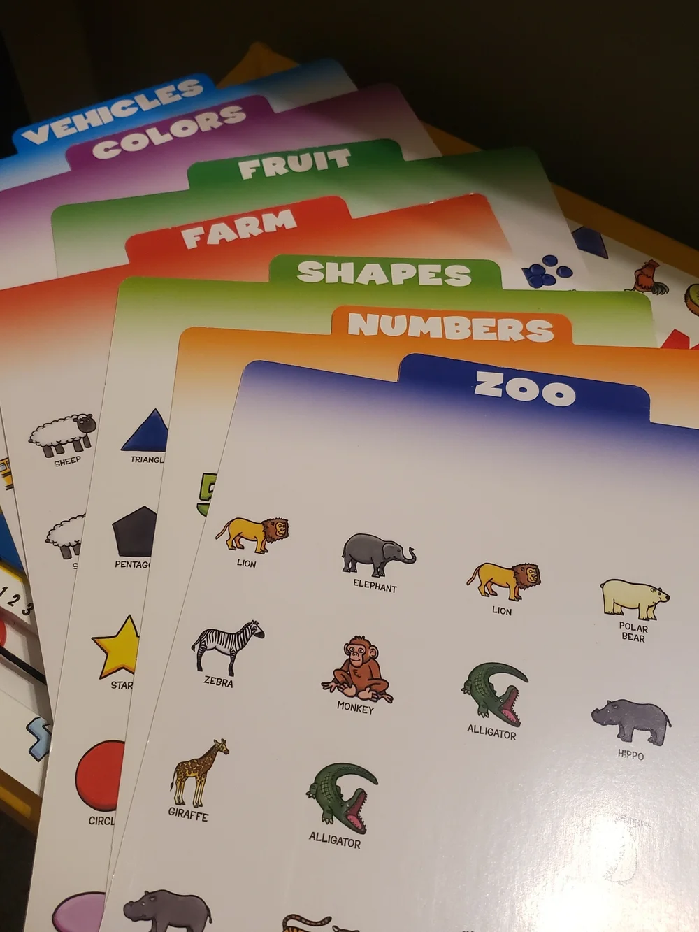 Melissa & Doug Kids Memory Game - Yellow with Blue Flaps
